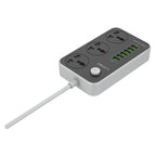 Ldnio SC3604 2500W Power Strip 3 Sockets 6 USB 2m - Byte Store