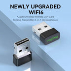 VegGieg V-K300M AX300 Wi-Fi 6 Nano USB Adapter - Byte Store