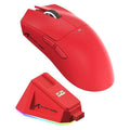Attack Shark X11 Tri-Mode Gaming Mouse with Charging Dock (Red) - Byte Store