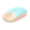 Fude i330 Bluetooth Wireless Mouse (Orange & Blue) - Byte Store