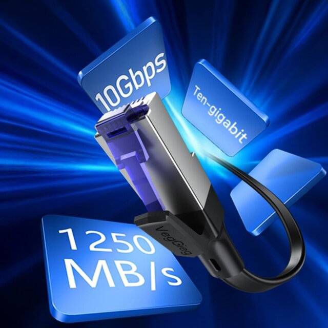 VegGieg V-E722 CAT7 FTP Flat Patch Cord 2m - Byte Store
