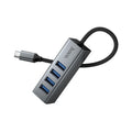 Hoco HB1C 4-in-1 USB-C to USB-A 3.0 Hub - Byte Store