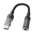Hoco LS37 USB-C to 3.5mm Digital Audio Converter 15cm - Byte Store