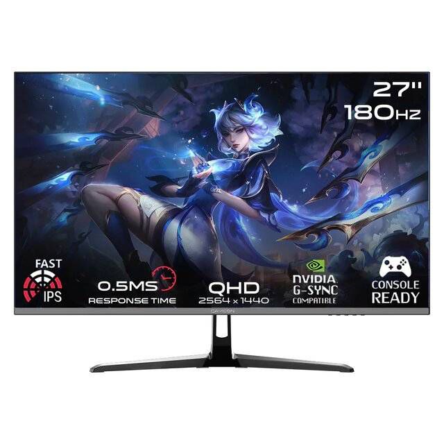 GameOn GOMD27QHD 27" IPS 2K 180Hz Gaming Monitor - Byte Store