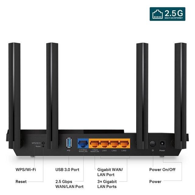 TP-Link Archer AX55 Pro AX3000 Wi-Fi 6 Router - Byte Store
