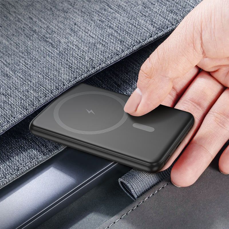 Hoco J140 5000mAh Magnetic Wireless Power Bank - Byte Store