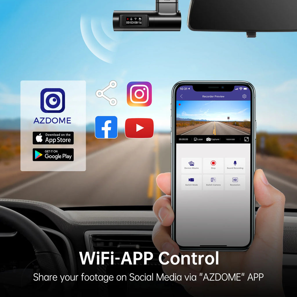 Azdome M330 1080p  Dashcam