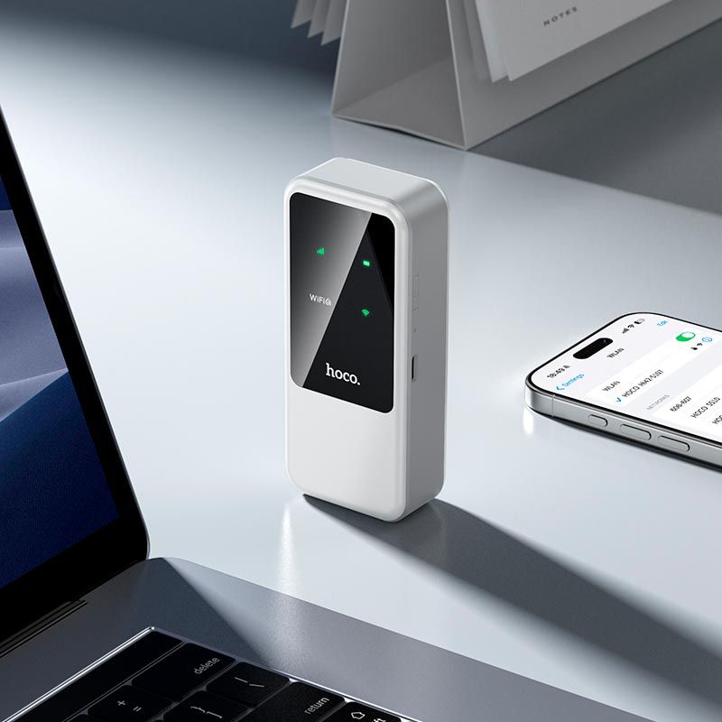 Hoco HI42 Portable Wi-Fi 6 4G SIM Router - Byte Store