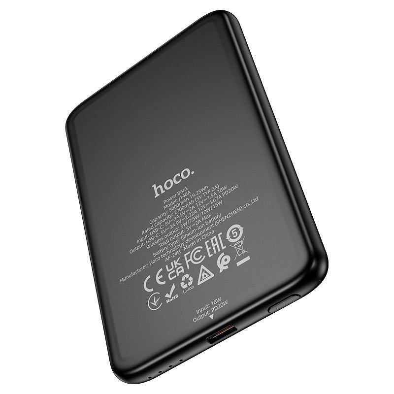 Hoco J140 5000mAh Magnetic Wireless Power Bank - Byte Store
