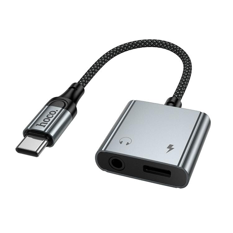 Hoco UPA34 2-in-1 USB-C to USB-C & 3.5mm Audio Converter - Byte Store