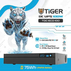 Tiger TDC-ECO-100 100W DC UPS 24000mAh - Byte Store