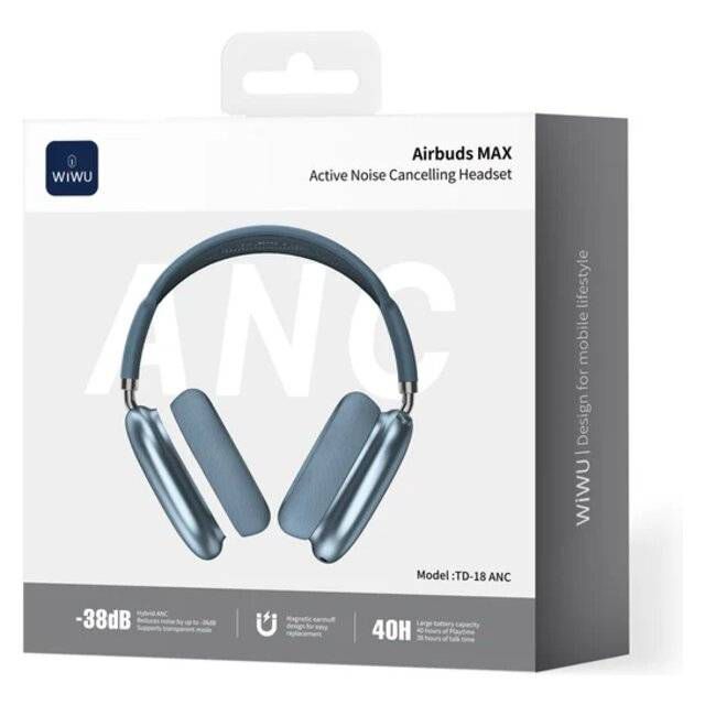 Wiwu TD-18 ANC Bluetooth Over-Ear Headset - Byte Store
