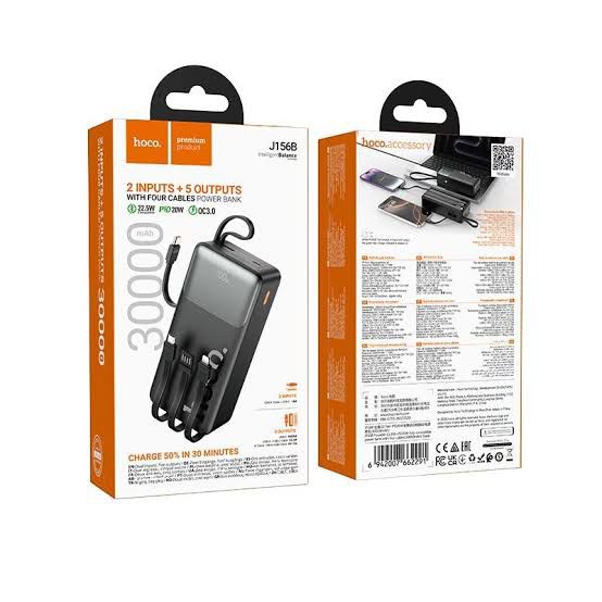 Hoco J156B Founder 30000mAh 22.5W Power Bank - Byte Store