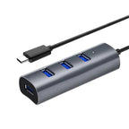 DM CHB010 Type-C to 4-Port USB 3.0 Hub - Byte Store