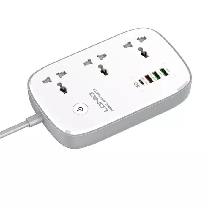 Ldnio SCW3 Wi-Fi Smart Power Strip (3 AC + 3 USB-A + USB-C 30W) - Byte Store