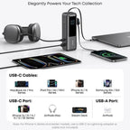 Anker 25000mAh 165W Power Bank with Built-In USB-C Cables - Byte Store