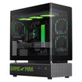 GameMax N90 Dual-Chamber 6-Fan PC Case (Black) - Byte Store