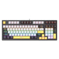 iMice GK500 Mechanical Gaming Keyboard AR-EN - Black/White/Yellow - Byte Store