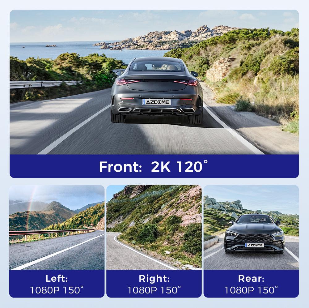 Azdome M660 4K - 4 Channel Dashcam